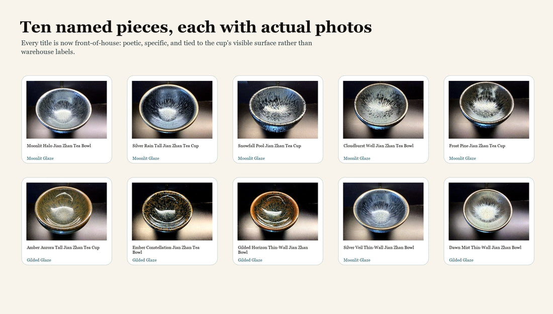 How Mo Lan Photographs and Selects Jian Zhan Pieces