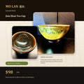 Golden Moss Hare's Fur Jian Zhan Tea Cup - hero product image