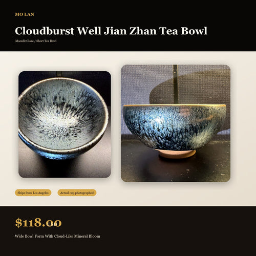 Cloudburst Well Jian Zhan Tea Bowl - marketplace hero