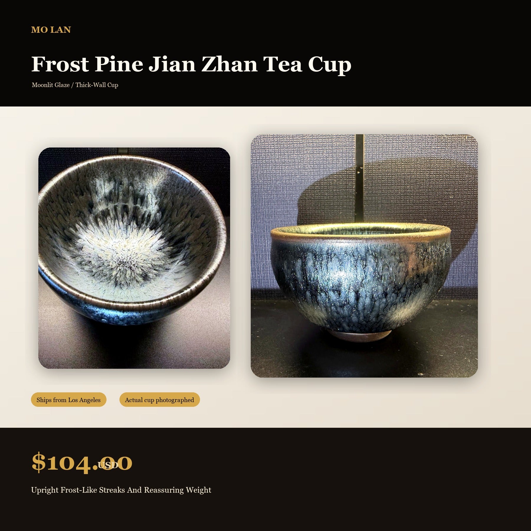 Frost Pine Jian Zhan Tea Cup - marketplace hero