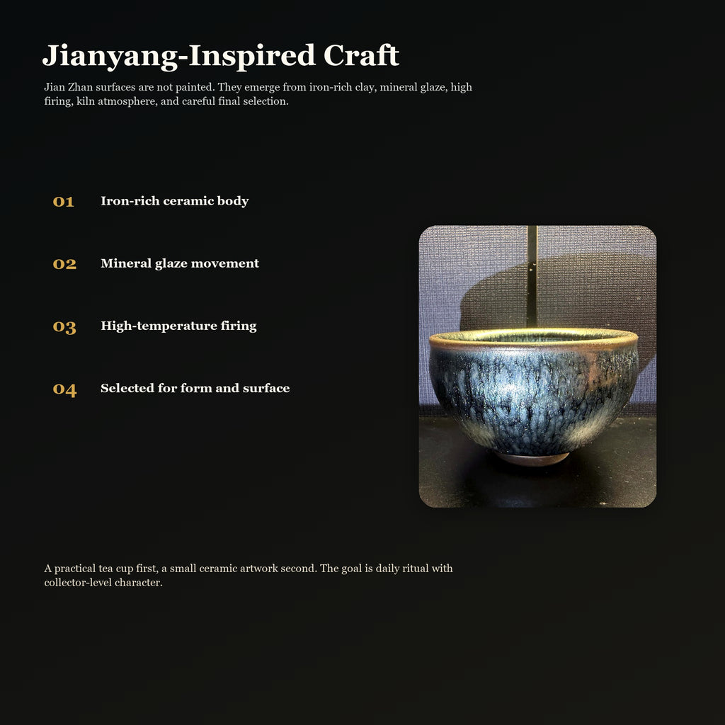 Frost Pine Jian Zhan Tea Cup - craft process