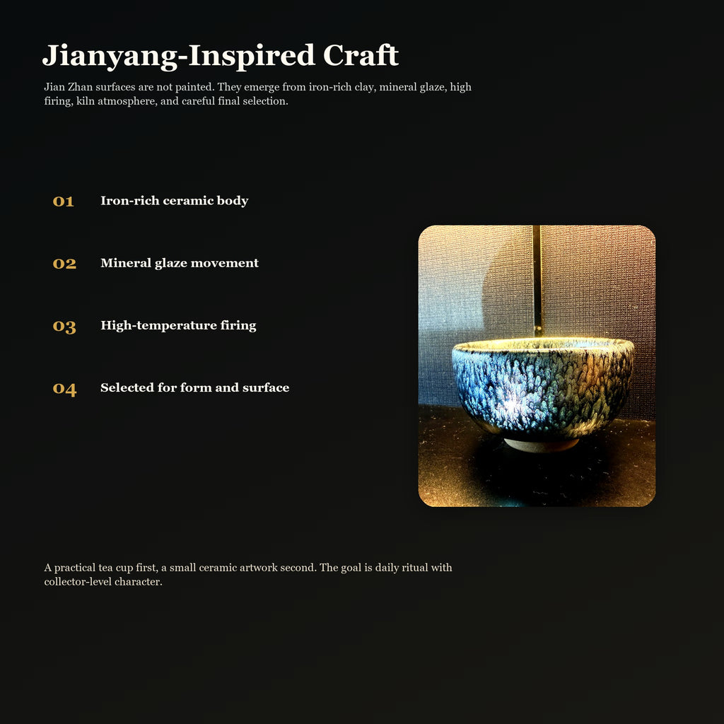 Snowfall Pool Jian Zhan Tea Cup - craft process