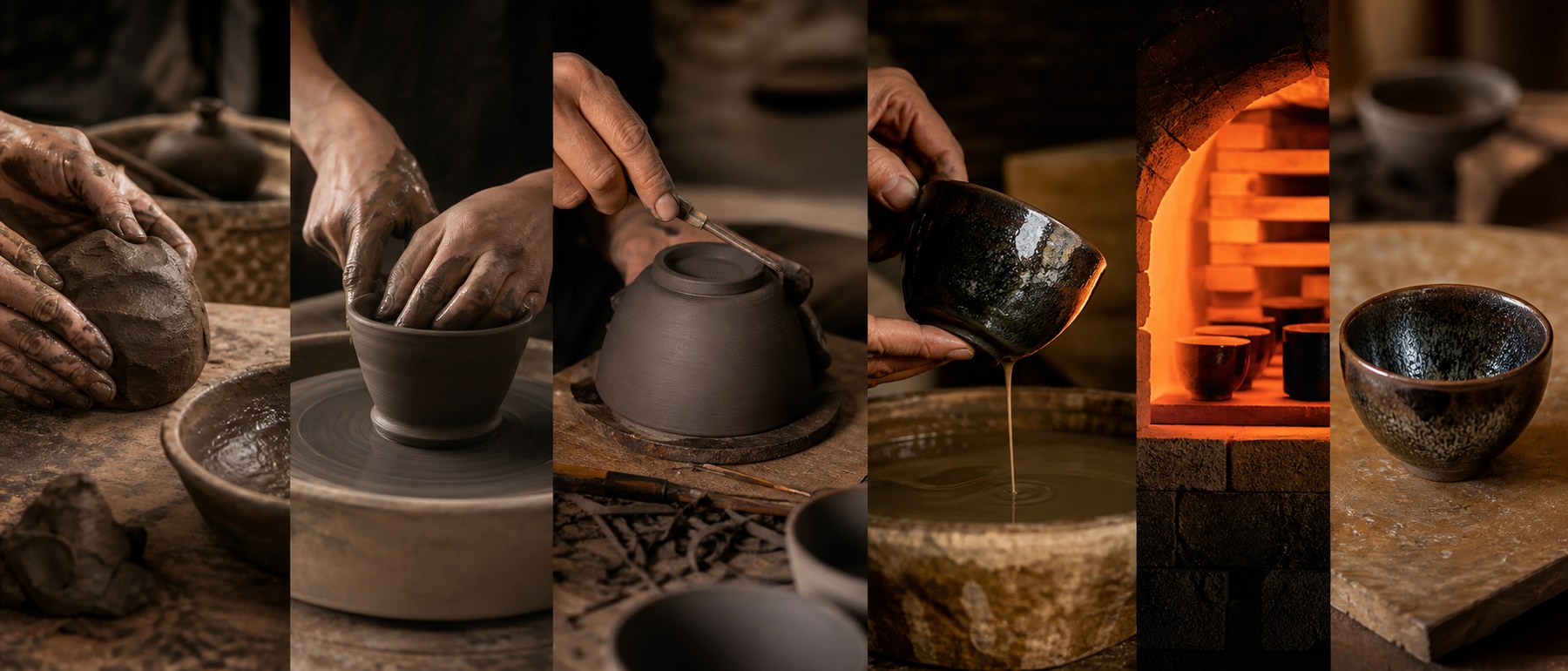 Editorial interpretation of forming, glazing, and firing Jian Zhan teaware